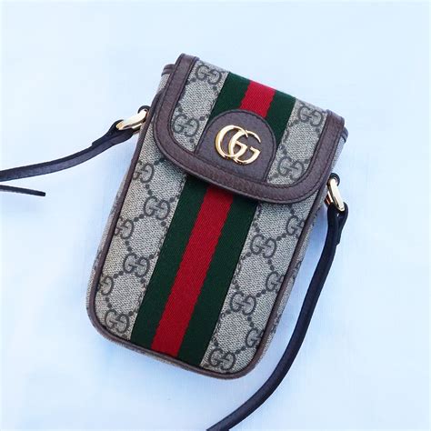 authentic gucci phone case|Gucci crossbody phone case.